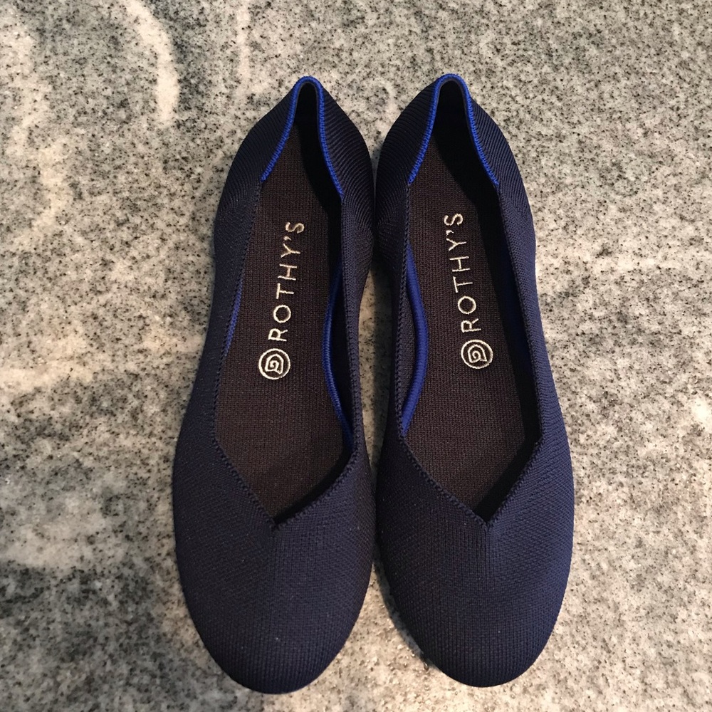 Rothy’s The Flat, Navy, size 10